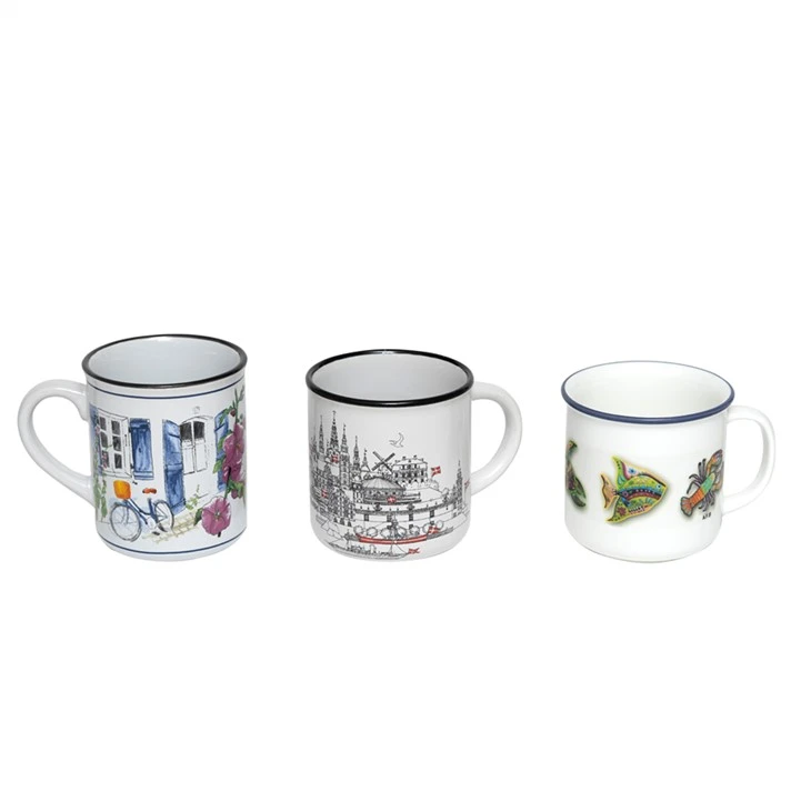 Ceramic Enamel Coffee Mug