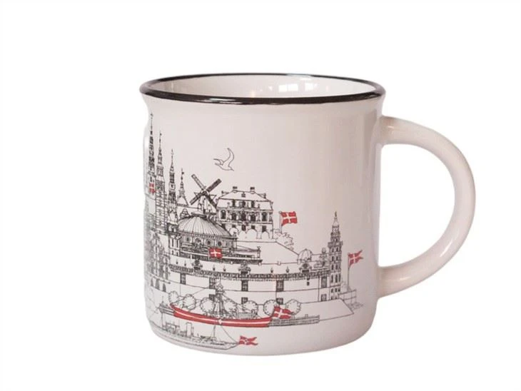 Ceramic Enamel Coffee Mug