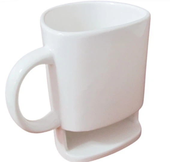 Personalised Mug With Biscuit Holder