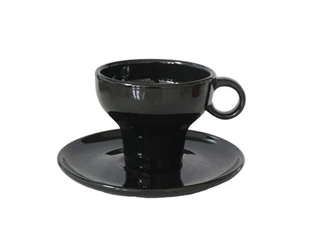 Ceramic Tea Mug And Saucer