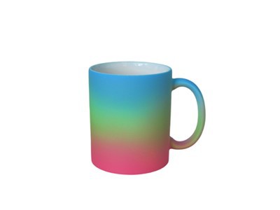 Sprayed Color Stoneware Tea Mug