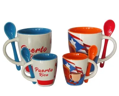 Ceramic Mug With Spoon