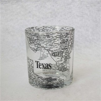 Creative Map Printed Glass Mug