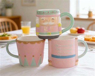 Cute Pink 3D Ceramic Mug