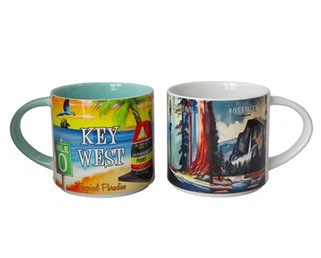 Wide Mouth Ceramic Mug
