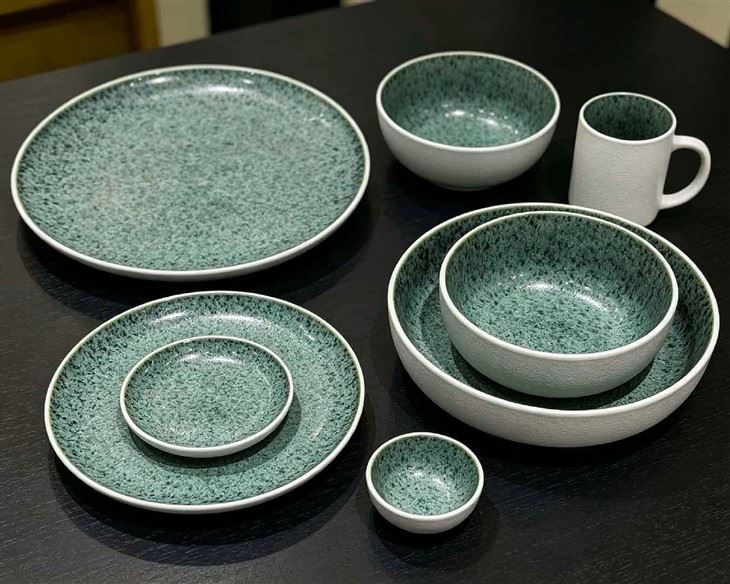 Stoneware tableware set 6