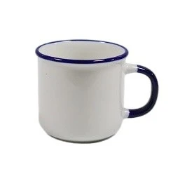 Color Edge Ceramic Enamel Mug