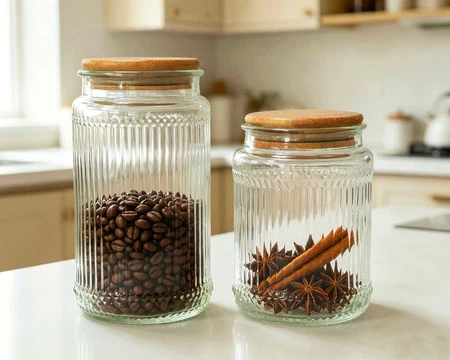 Glass Jar with lid 2 Glass Jar with lid 2