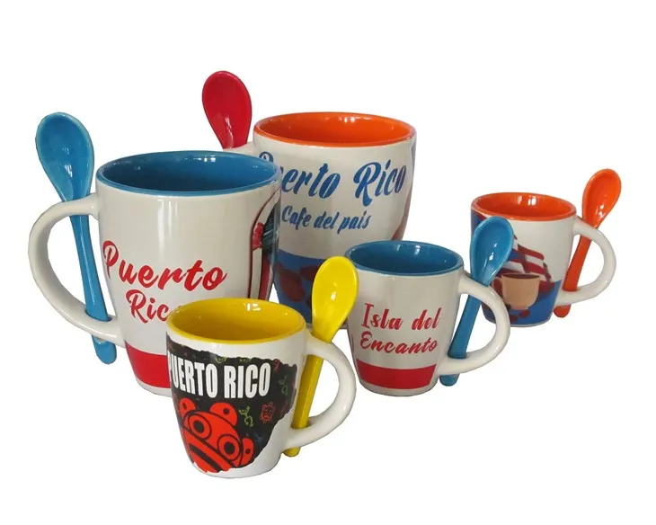 Ceramic Mug With Spoon factory