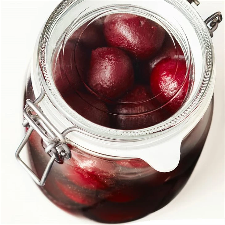 Clear Glass Lock Lid Jar 7
