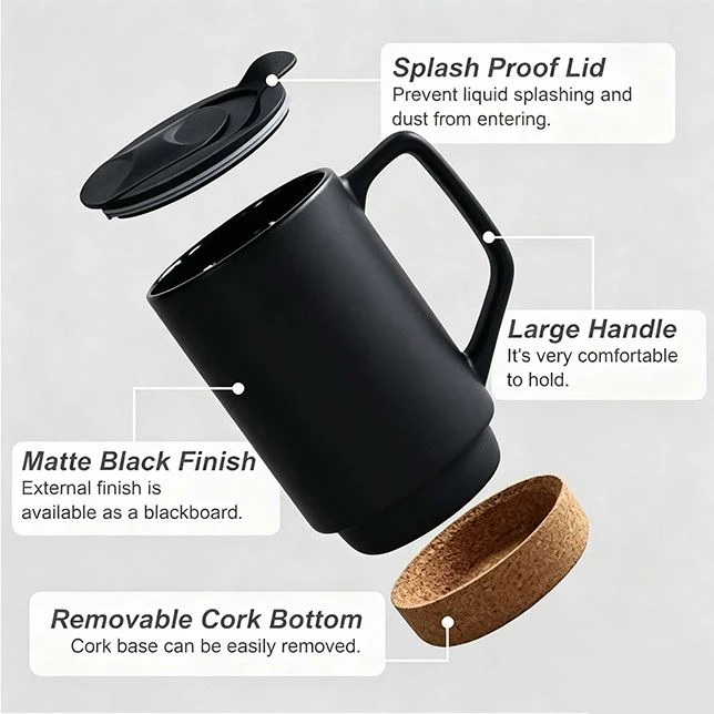 Cork Bottom Coffee Mug 6