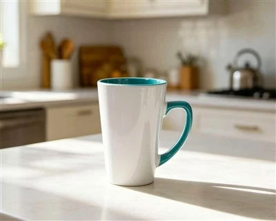 Colored Stoneware Coffee Cup