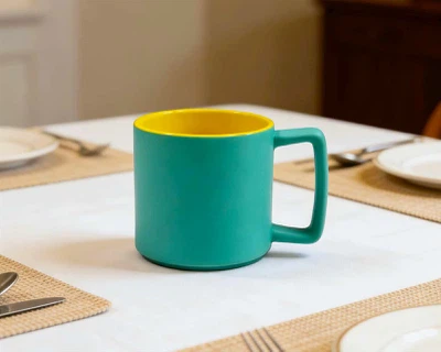 Square Handle Ceramic Mug 4 Square Handle Ceramic Mug 4