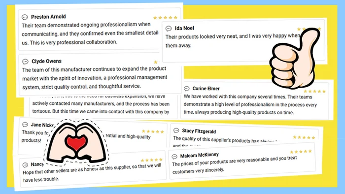 Customer feedback on us 3 Customer feedback on us 3