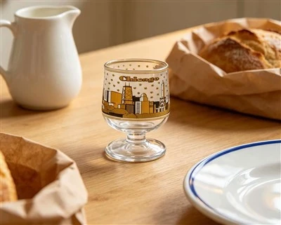 Glass Egg Mug With Logo