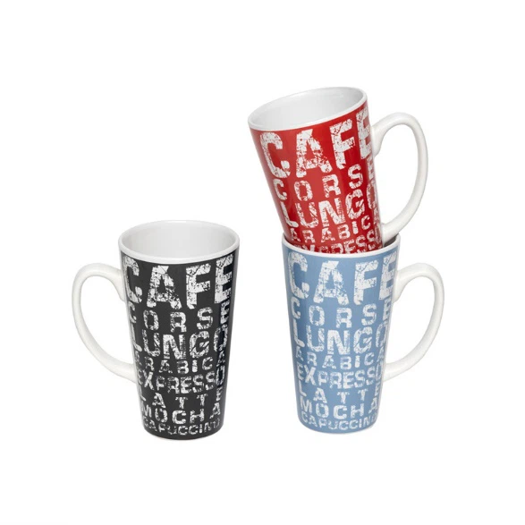 Tall Ceramic Coffee Mug